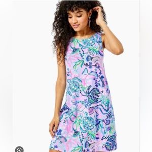 Lilly Pulitzer Kristen Swing dress xl Lilac Freesia Mermaid For You